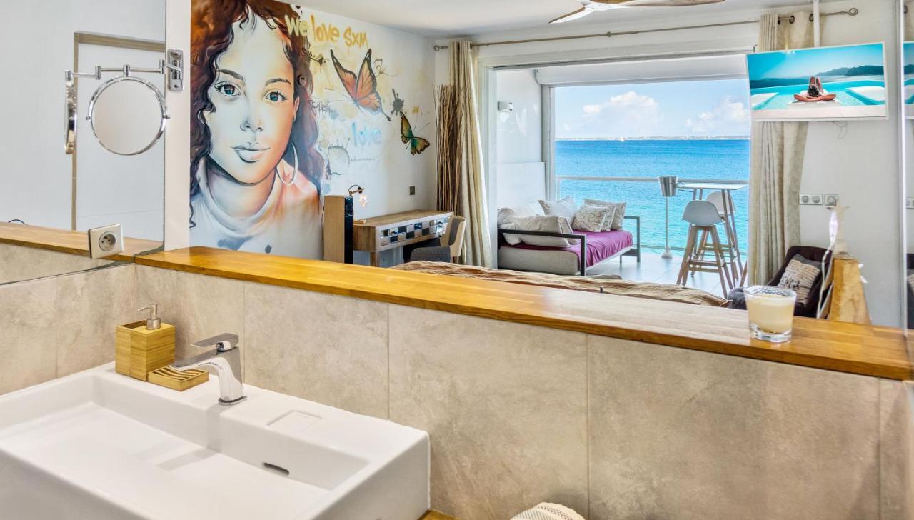 Official Page "Residence Bleu Marine" - Sea View Apartments & Studios - Saint-Martin French Side Grand Case Exterior foto