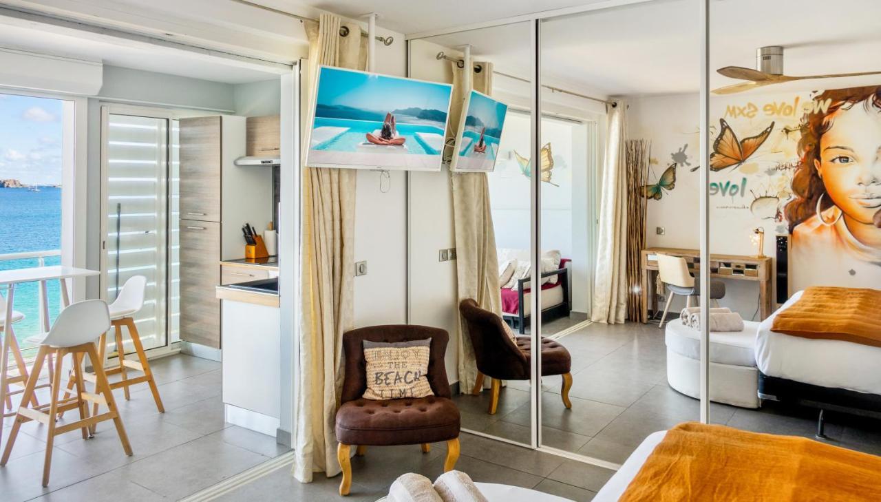 Official Page "Residence Bleu Marine" - Sea View Apartments & Studios - Saint-Martin French Side Grand Case Exterior foto